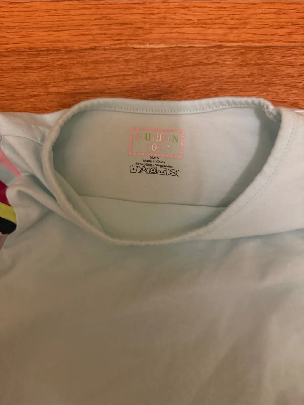 White Ruffle Top and Multicolor Striped Set for Kids